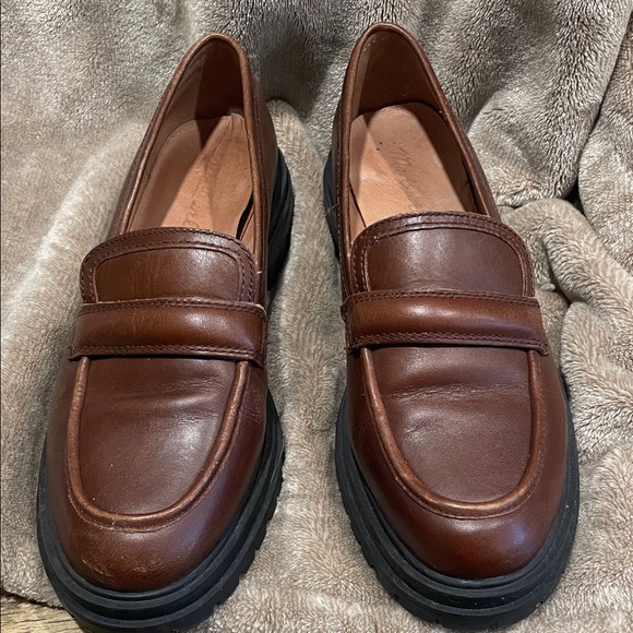 Madewell Brown Leather Loafers - Picture 3 of 4